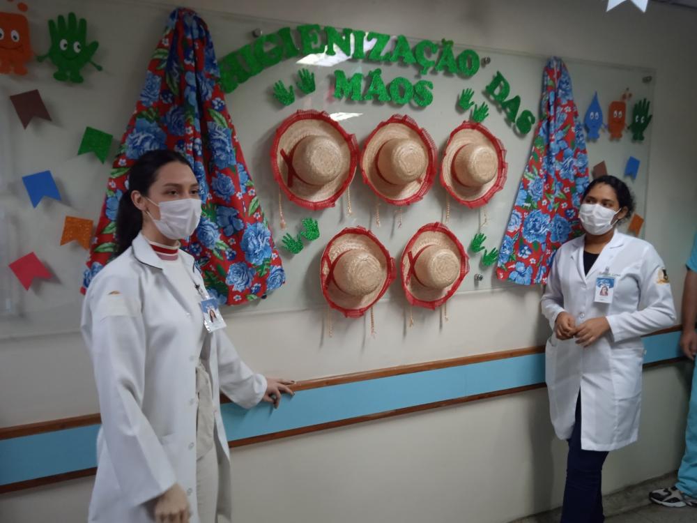 Arraial no Hospital Regional de Marabá estimula a segurança do paciente
