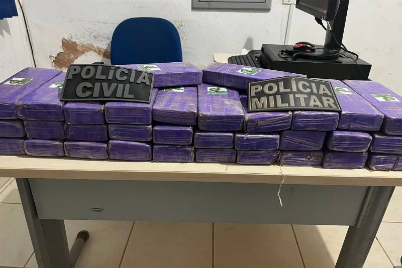 Ação conjunta da Polícia Civil e Polícia Militar de Pacajá apreende mais de 30 quilos de maconha