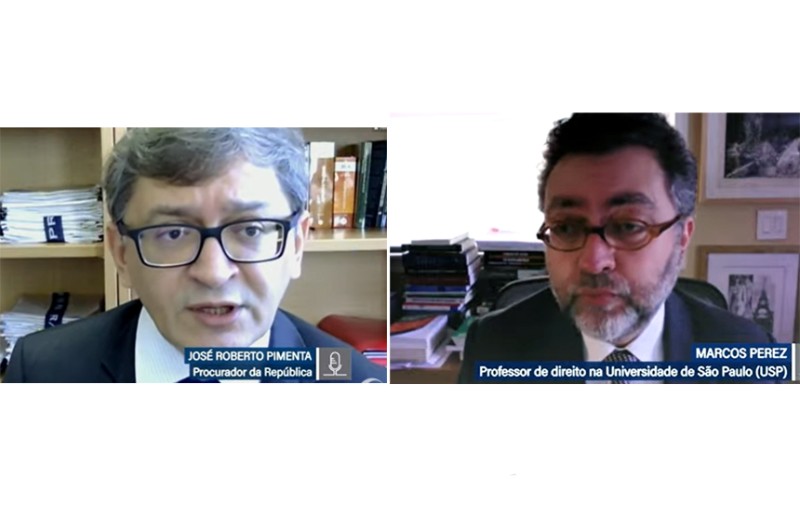 Na reunião da comissão desta quarta-feira (30), foram discutidos assuntos como regras do processo digital; contagem de prazos; medidas cautelares; omissão e silêncio administrativos; entre outros - Reprodução TV Senado