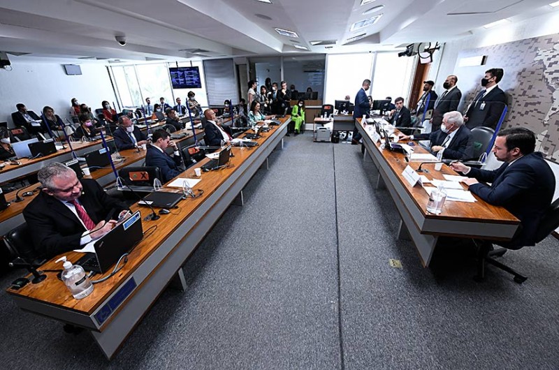 A Comissão de Assuntos Econômicos (CAE) do Senado durante a reunião desta terça-feira - Edilson Rodrigues/Agência Senado