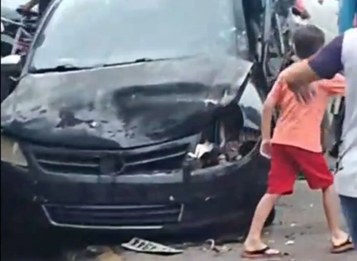 Perseguição termina em acidente na Cidade Nova em Ananindeua