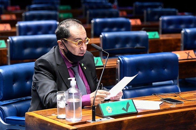 O projeto foi relatado pelo senador Jorge Kajuru (Podemos-GO) - Jefferson Rudy/Agência Senado
