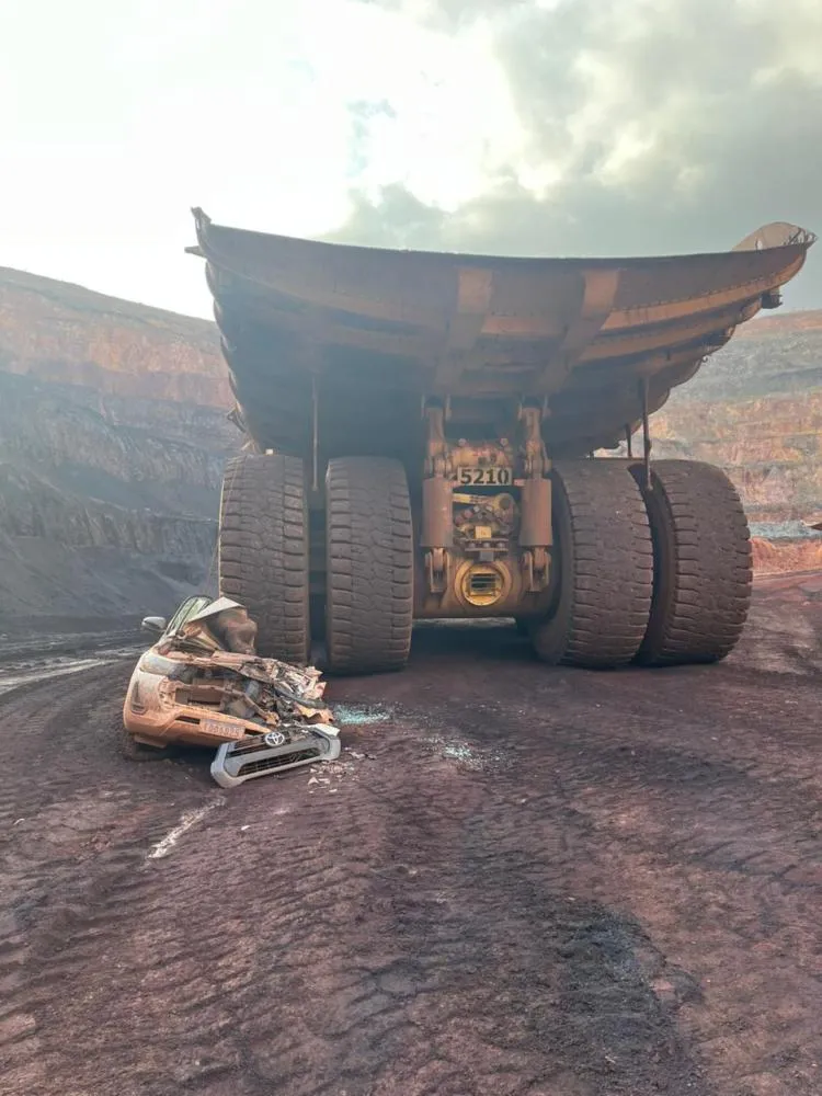 Caminhão fora de estrada da Vale se envolve em incidente na mina de Carajás, em Parauapebas