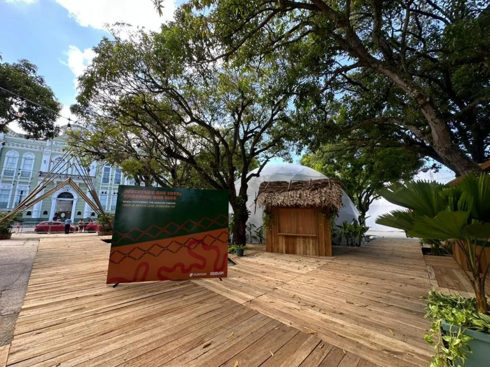 COP 30: Free Zone — Foto: Thaís Neves/g1