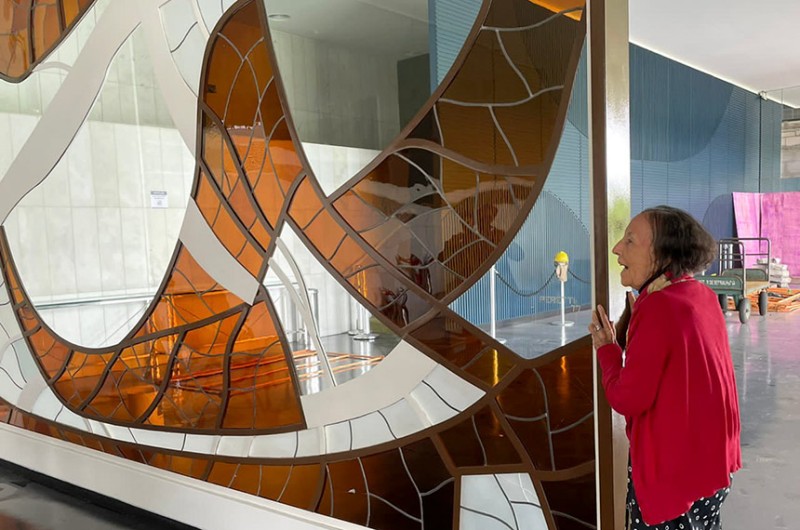 No final do ano passado, Marianne Peretti visitou o Congresso Nacional. - Roque de Sá/Agência Senado