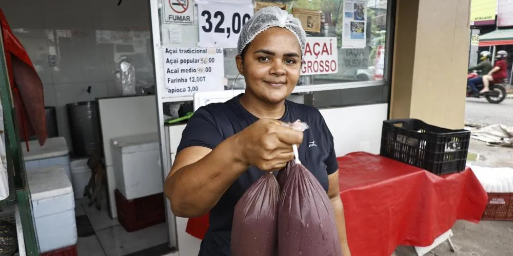 Açaí segue com preço elevado, mas já tem data para baratear (Thiago Gomes | O Libera)