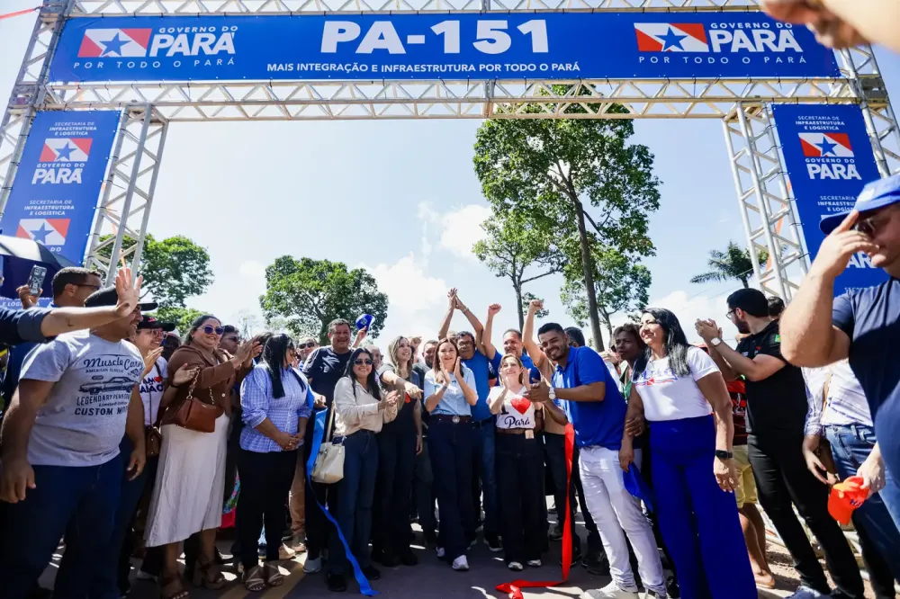 Hana Ghassan entrega pavimentação da PA-151 e consolida corredor estratégico entre Breu Branco e Baião
