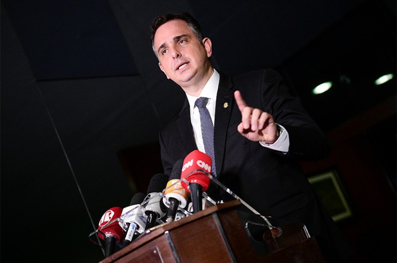 Pacheco, em foto de arquivo: para o presidente do Senado, a realidade atual é positiva e a intenção é pelo menos manter o cenário no período de estiagem nos próximos meses - Pedro França/Agência Senado