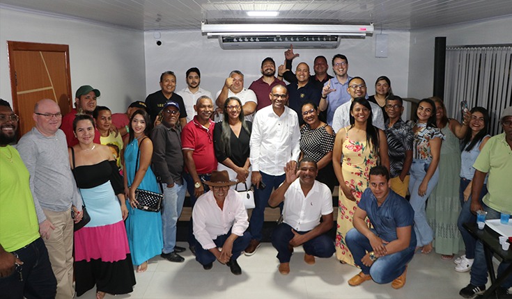 Em Parauapebas Deputado Dirceu Ten Caten participa de reunião com líderes para consolidação de alianças