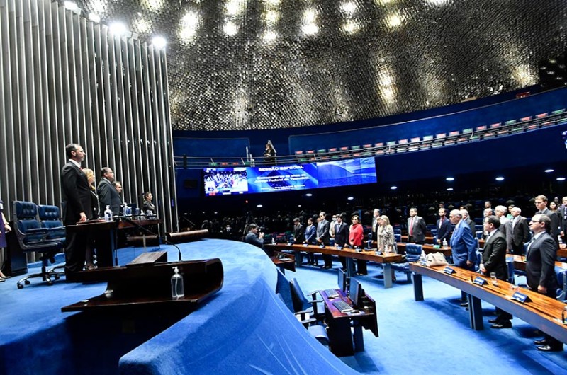 Sessão solene no Senado nesta segunda-feira homenageou a a seção judiciária do Tocantins foi criada pela Lei 8.251, de 1991, e instalada em 25 de fevereiro de 1992 - Waldemir Barreto/Agência Senado