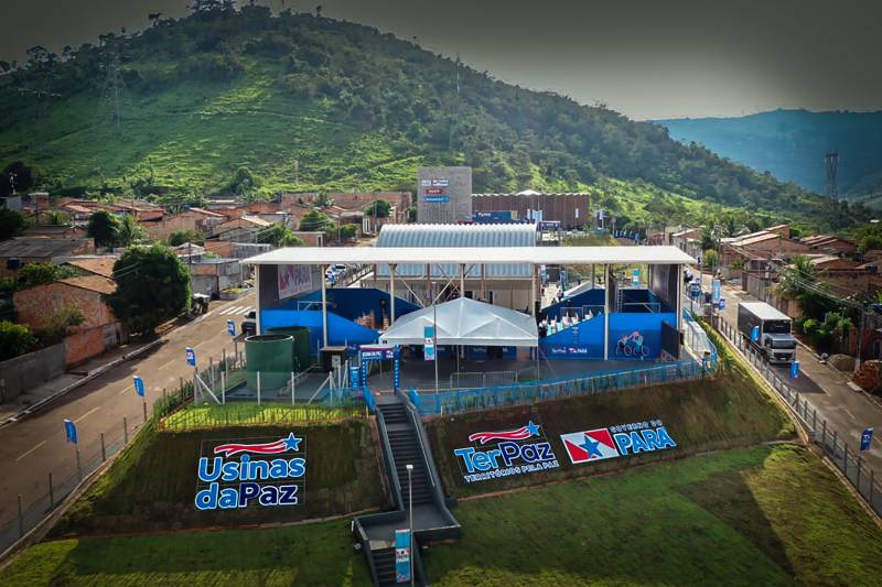 Governador entrega a UsiPaz Parauapebas sob os aplausos de autoridades e moradores, no sudeste do Pará | Reprodução