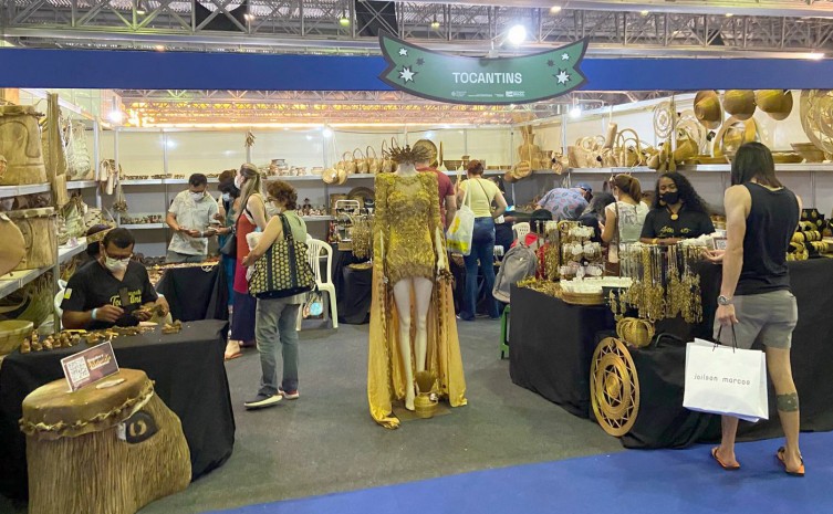 Artesanato tocantinense foi um dos destaques da feira na última edição - Foto: Sectur/Governo do Tocantins