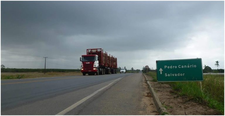 Trecho da BR 101, no Espírito Santo - (Foto: Divulgação/Via 101)