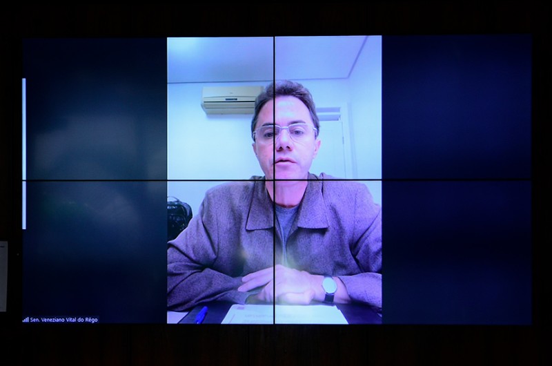 Veneziano Vital do Rêgo (MDB-PB) apresentou um substitutivo ao PL 4.223/2021, de Esperidião Amin (PP-SC) - Pedro França/Agência Senado