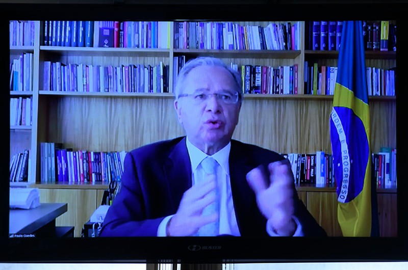 Para Guedes, a PEC 15/2022, que cria estado de emergência até o fim do ano, viabilizará a ampliação de benefícios - Edilson Rodrigues/Agência Senado