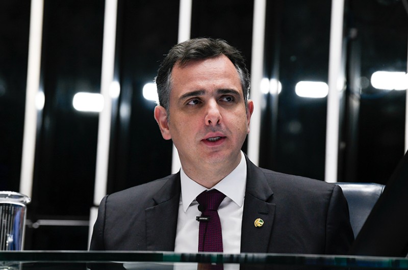 Pacheco determinou a retirada de pauta do projeto, que será debatido em sessão temática - Roque de Sá/Agência Senado
