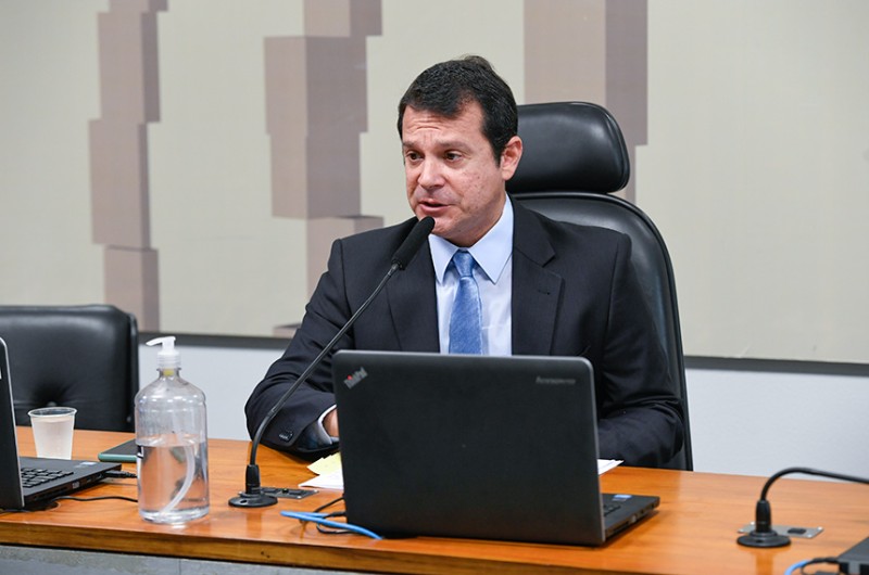 O presidente da CTFC, Reguffe, foi um dos que assinaram o requerimento - Jefferson Rudy/Agência Senado