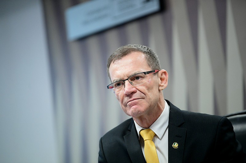O senador Fabiano Contarato foi o relator na Comissão de Relações Exteriores. - Pedro França/Agência Senado