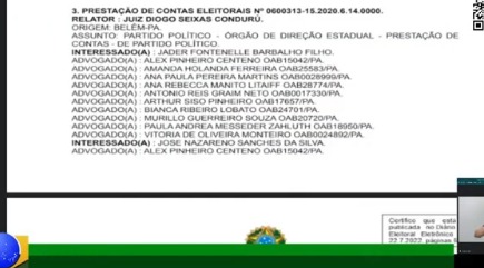 Justiça Eleitoral reprova contas do MDB-Pará do ano de 2020